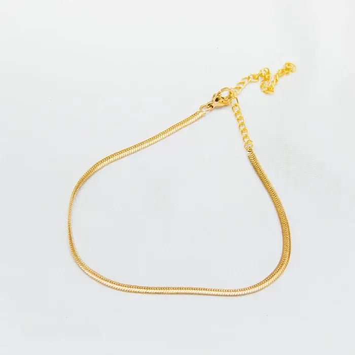 Snake Anklet - Gold