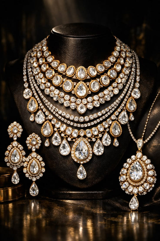 Stunning Looks for Polki Jewellery  Indian Brides